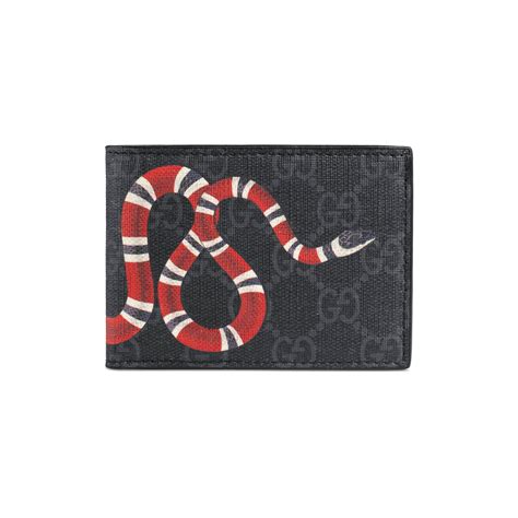 gucci mens wallet snake|gucci wallet snake original.